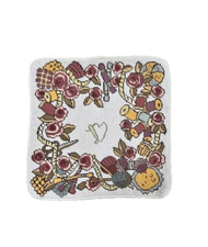 Needlepoint Handmade Flowers and Heart Pillow Cover Only