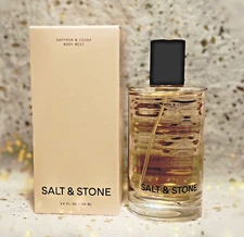 Salt & Stone~Saffron & Cedar Body Mist~3.4 fl oz / 100ml~Full Size~NIB~