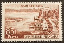 Timbre Evian-les-Bains  Y&T N°1193 de 1959