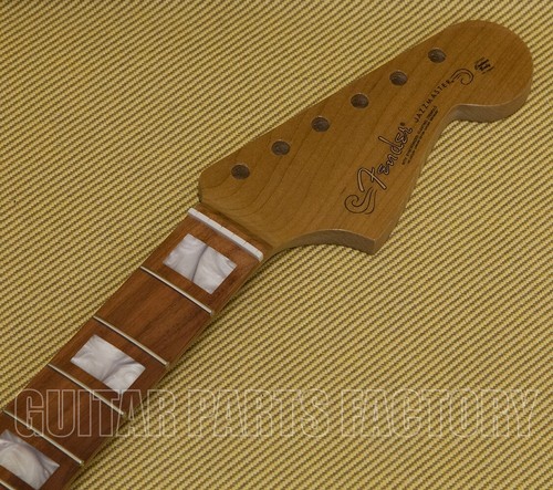 099-2203-920 Fender Roasted Jazzmaster Guitar Pearl Block Inlays Neck Pau Ferro - Picture 3 of 7