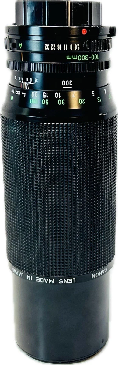 Vintage Canon Zoom Lens FD 100-300mm 1:5.6 Made In Japan UNTESTED