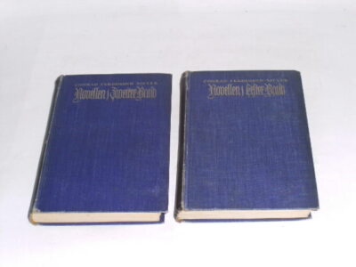 Meyer, Conrad Ferdinand: Novellen Band 1 + Band 2.