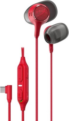 HyperX Cloud Earbuds III S Gaming Earphones, Wired, USB-C, Red (BN7S2AA)