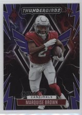 2023 Panini Phoenix Thunderbirds Purple 87/99 Marquise Brown #TB-MB jg5