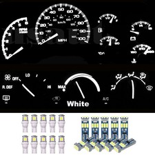 White Led Light Kit For Chevy Gm 1995-1999 Cluster Gauge Climate Control Ac White Led Light Kit For Chevy Gm 1995-1999 Cluster Gauge Climate Control Ac
