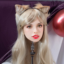 Beauty training, advanced TPE makeup practice mannequine head, with M16 mounting