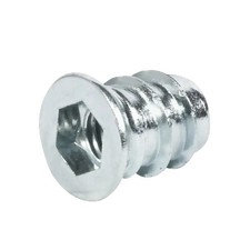 Screw-in sleeve, Steel, with Hex Head 12.5 mm 10 mm M8 17 mm M8 thread, 17 mm, d
