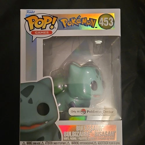 Funko Pop! Games Pokémon Bulbasaur #453 Pokemon Center Exclusive Vinyl Figure