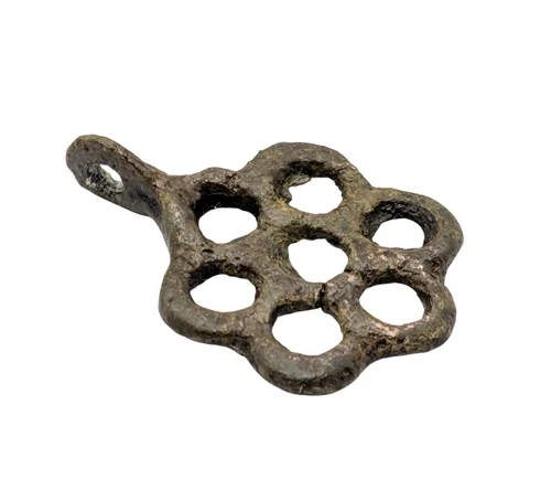 Ancient Viking Pendant – Authentic Bronze Warrior Amulet
