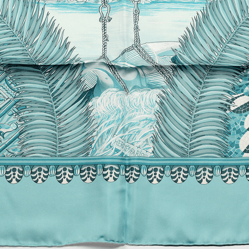 Hermes Scarf GLOIRE D'ALEXANDRE Silk Carre Foulard JULIA ABADIE 90CM - Picture 2 of 7