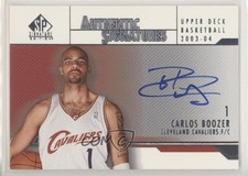 2003-04 SP Signature Edition Authentic Signatures Carlos Boozer #AS-BO Auto py5