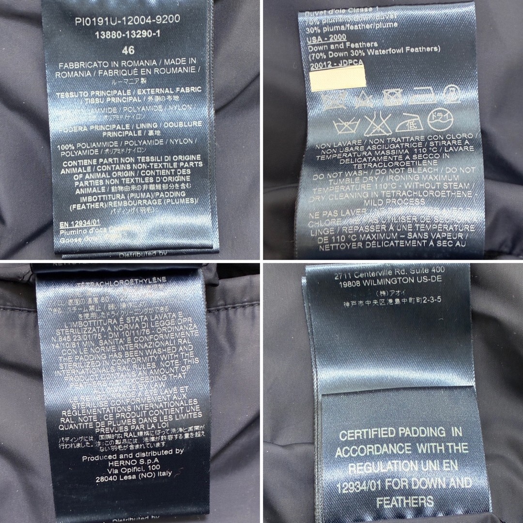 Authentic HERNO Polartec Down Jacket Outer Blouso… - image 10