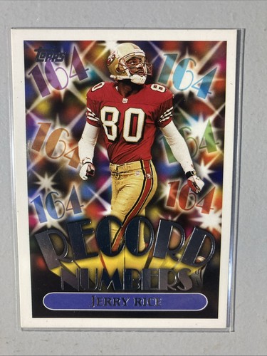 1999 Topps - Record Numbers Jerry Rice #RN8