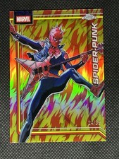 2026 Topps Chrome Marvel Comics Spider-Punk Human Torch Refractor /39 #166 SSP