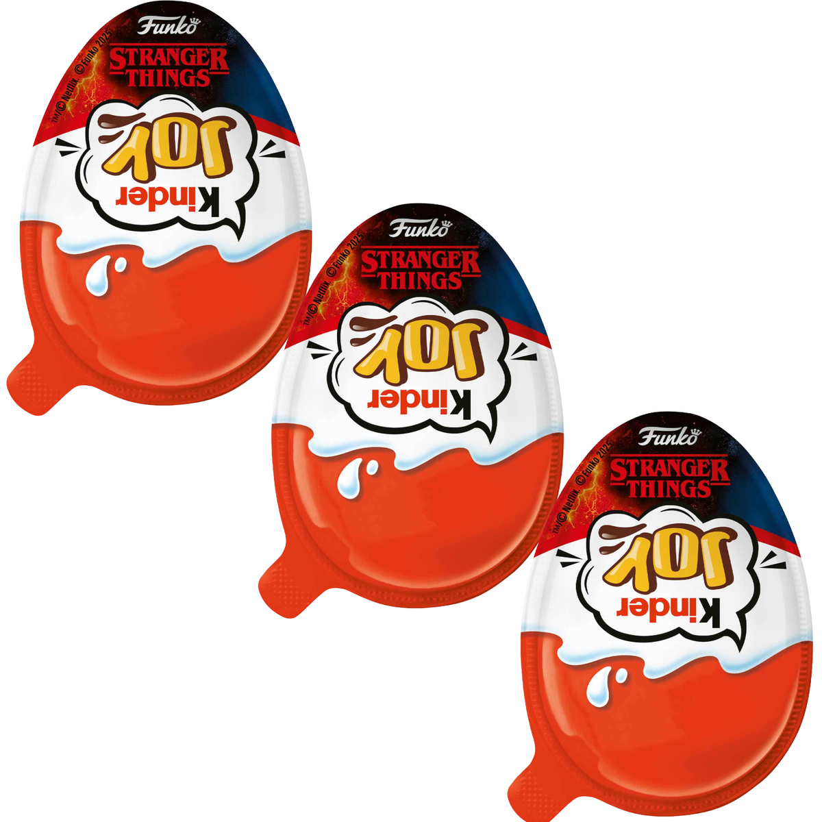 Ferrero KINDER Joy - STRANGER THINGS Edition- 3 pc. FREE SHIPPING