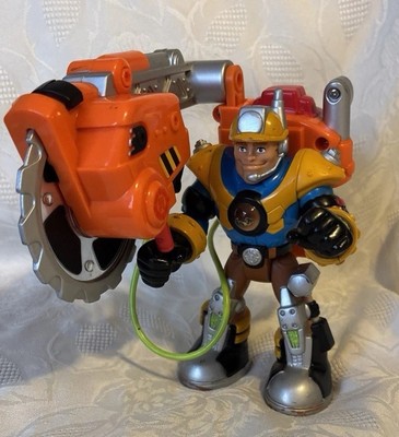 Rescue Heroes Jack Hammer PowerMax Construction Tool Circular Saw 2001 WORKS!