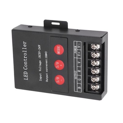 RGB LED Controller High Power Wireless Iron Shell 15 Modi Bunte Lichtsteuerung