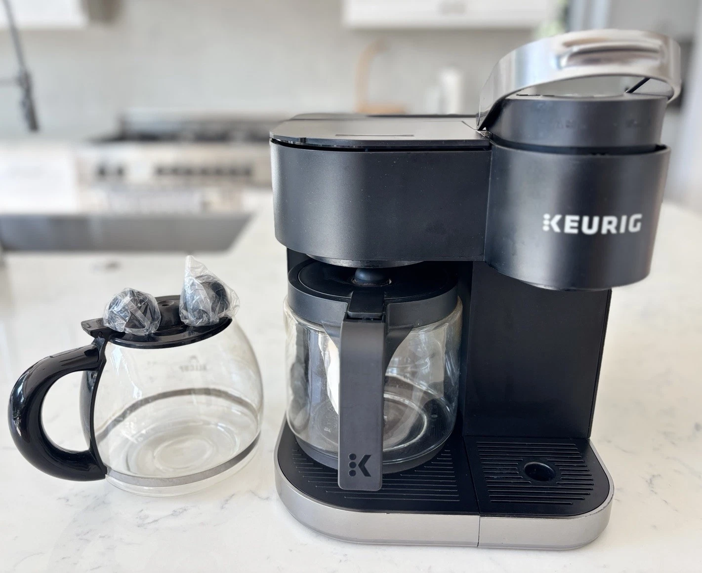 Keurig K-Duo Coffee Maker Single Serve K-Cup And 12 Cup Carafe Drip Coffee Black
Opens in a new wind