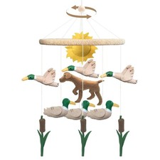 Baby Mobile for Crib Mallard Duck Baby Crib Mobile for Boys Girls Handmade Fe...