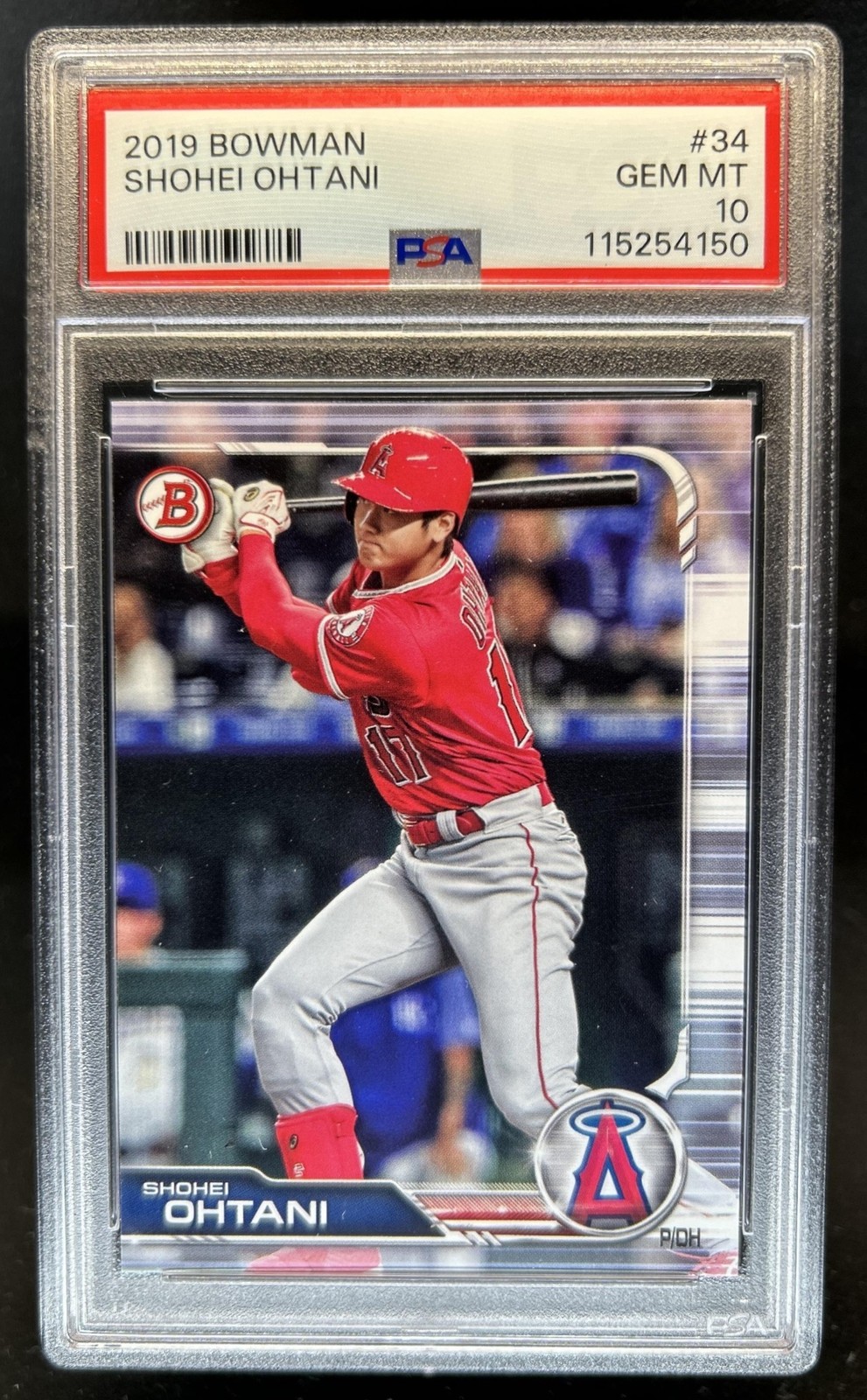 2019 Bowman Shohei Ohtani #34 Angels PSA 10 GEM MINT