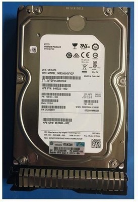 Hewlett Packard Enterprise 870114-001 HDD 2TB 6G 7.2K LFF SATA SC