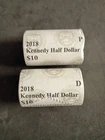 2018 P&D Kennedy US MInt roll Uncirculated NIFC