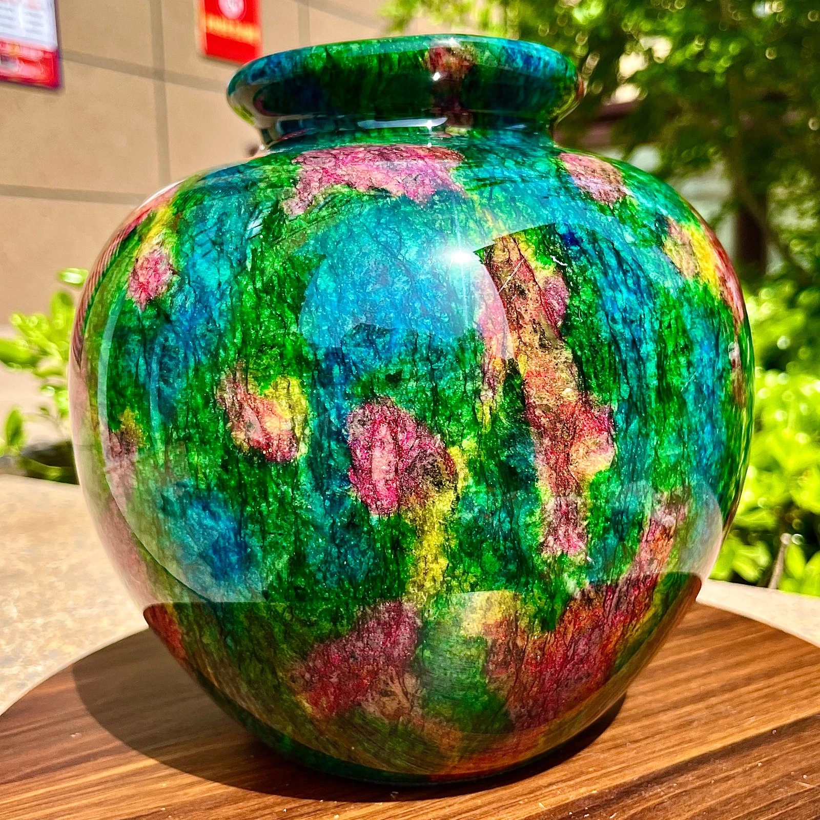 8.04LB High quality colorful vases and home decor specimens