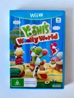Yoshi's Woolly World Inc Artwork Nintendo Wii U Like New Mint Disc AU