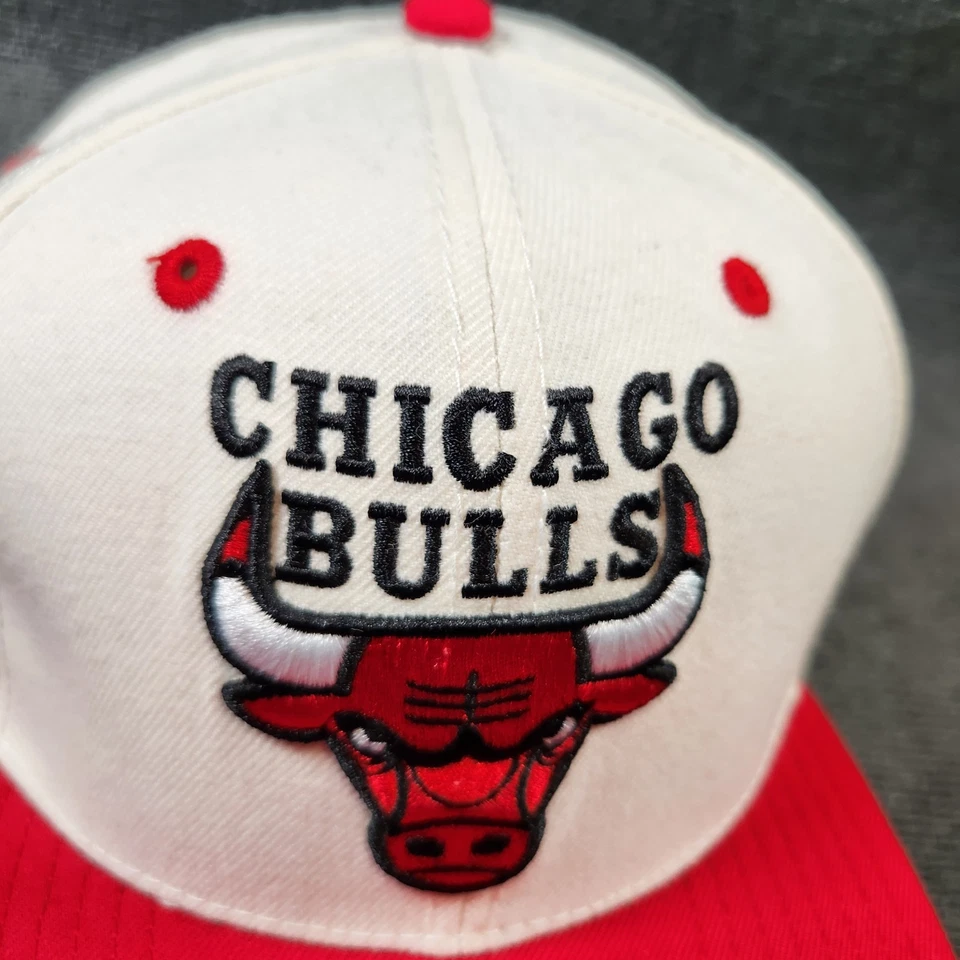De colección Años 90 Chicago Bulls Snapback Gorra Deportes Especialidades Lana Tisa NBA  Foto 4 de 4