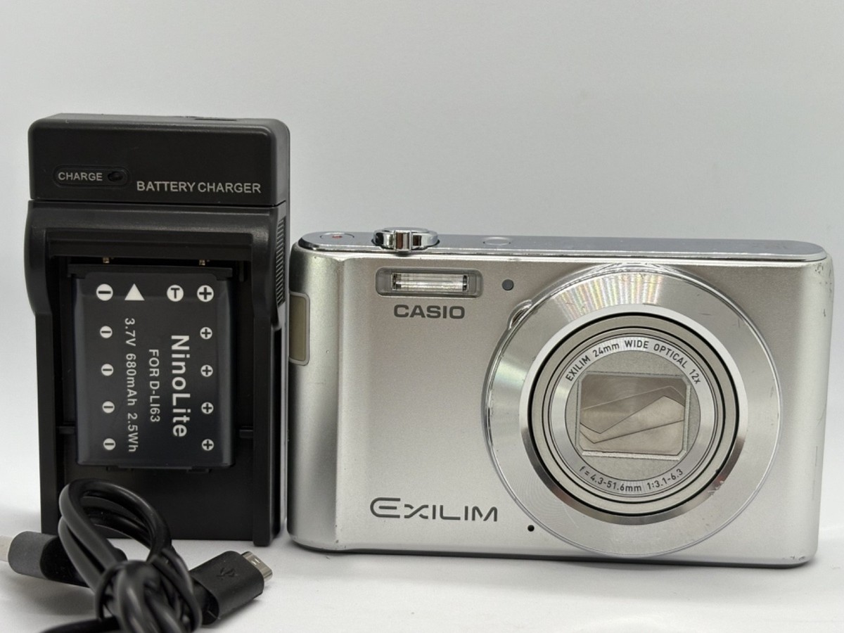 Excellent] Casio Exilim EX-ZS180 Silver 16.1 MP Digital Camera