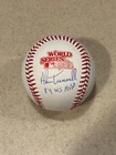 Alan Trammell signed 1984 World Series baseball w/84 WS MVP ** Beckett **