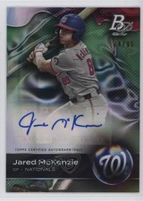 2023 Bowman Platinum Top Prospects Green 74/99 Jared McKenzie #TOP-4 Auto 16if