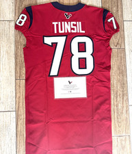 🏈Laremy Tunsil Team-Issued💪Houston Texans🐂NFL Jersey👕Nike | Metabilia COA📄