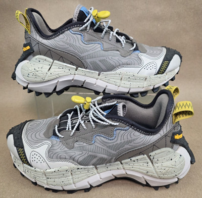 Reebok  (Sz 6) Zig Kinetica II Edge GX0117 Boulder Gray  men's  Trail Shoes