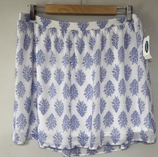 Old Navy Skirt Women Medium Mini Floral Print Lined Lightweight Cottagecore NEW