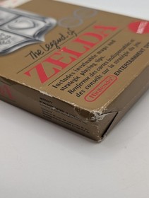 The Legend of Zelda (Nintendo NES, 1987) Gold Cart W/ Original Box Authentic