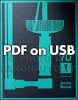 1970 Pontiac Werkstatt- Und Karosserie-Service-Handbuch Set Fisher Body Auf USB