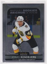 2021-22 O-Pee-Chee Platinum Jonas Rondbjerg Rookie Vegas Golden Knights #283