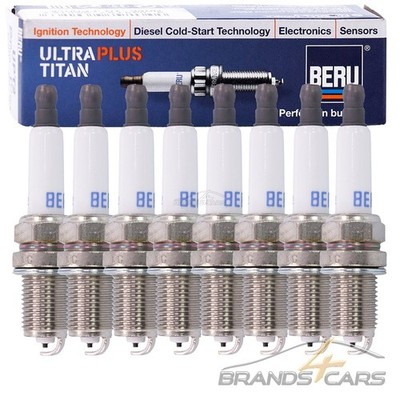 8x BERU ZÜNDKERZE FÜR AUDI A6 4B C5 S6 A8 4D S-8 BJ 99-05