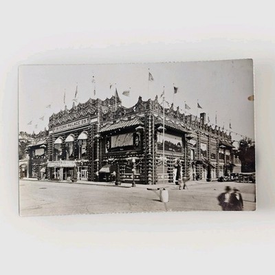 1929 Mitchell SD CORN PALACE Photo Postcard RPPC