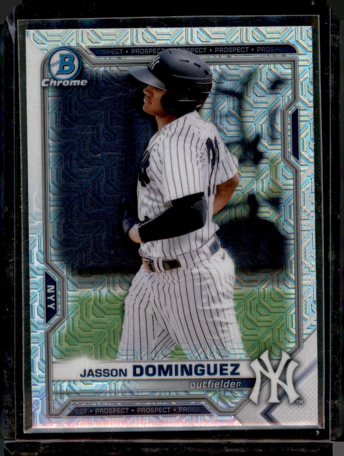 2021 Bowman #BCP-13 Jasson Dominguez Chrome Prospects Mojo Refractor