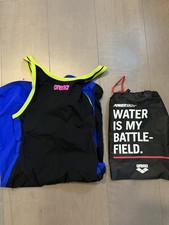 New Arena Powerskin Open Back Tech Suit Size 30