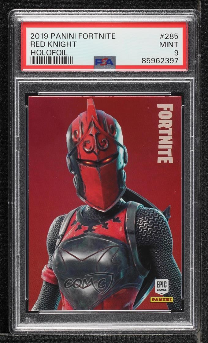 2019 Panini Fortnite Holofoil Red Knight #285 PSA 9 MINT p8v