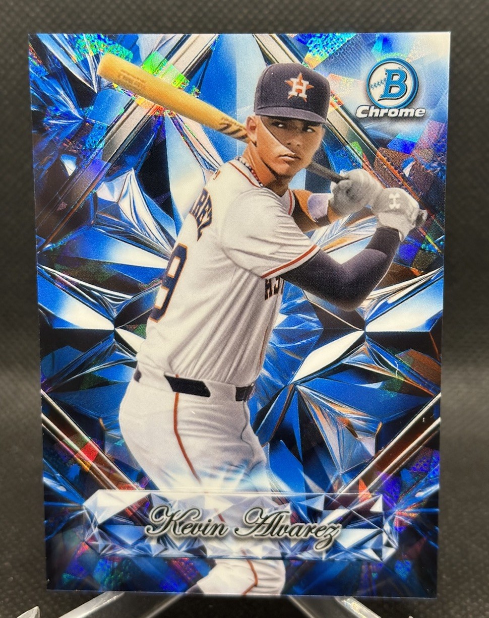 2025 Bowman Chrome Sapphire Kevin Alvarez Sapphire Selections SP Astros