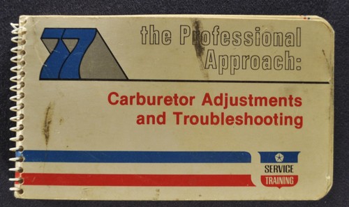 1977 Chrysler Plymouth Dodge Holley Carter Carb Service Book Fury Cordoba