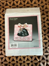 NEW BABY SHOWER GIFT Girl Ultrasound Pink Photo Frame Bible Verse Ps. 139:144