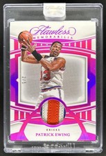 2024-25 Panini Flawless Patrick Ewing Memorabilia Patch #/5 Knicks