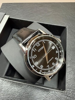 CITIZEN - Herren Armbanduhr Man Automatik Schwarz Black NJ0210-05E