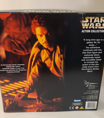 1998 Star Wars Han Solo & Carbonite Block 12” Figures NEW UNOPENED