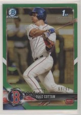2018 Bowman Draft Chrome Green Refractor 69/99 Kole Cottam #BDC-69 ni4